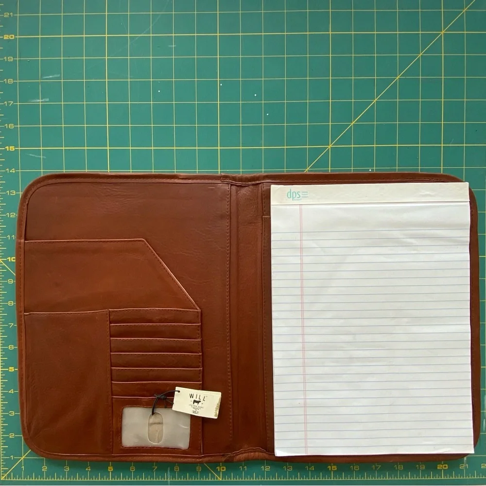 Will Leather Goods Multicolor Patterned Binder
